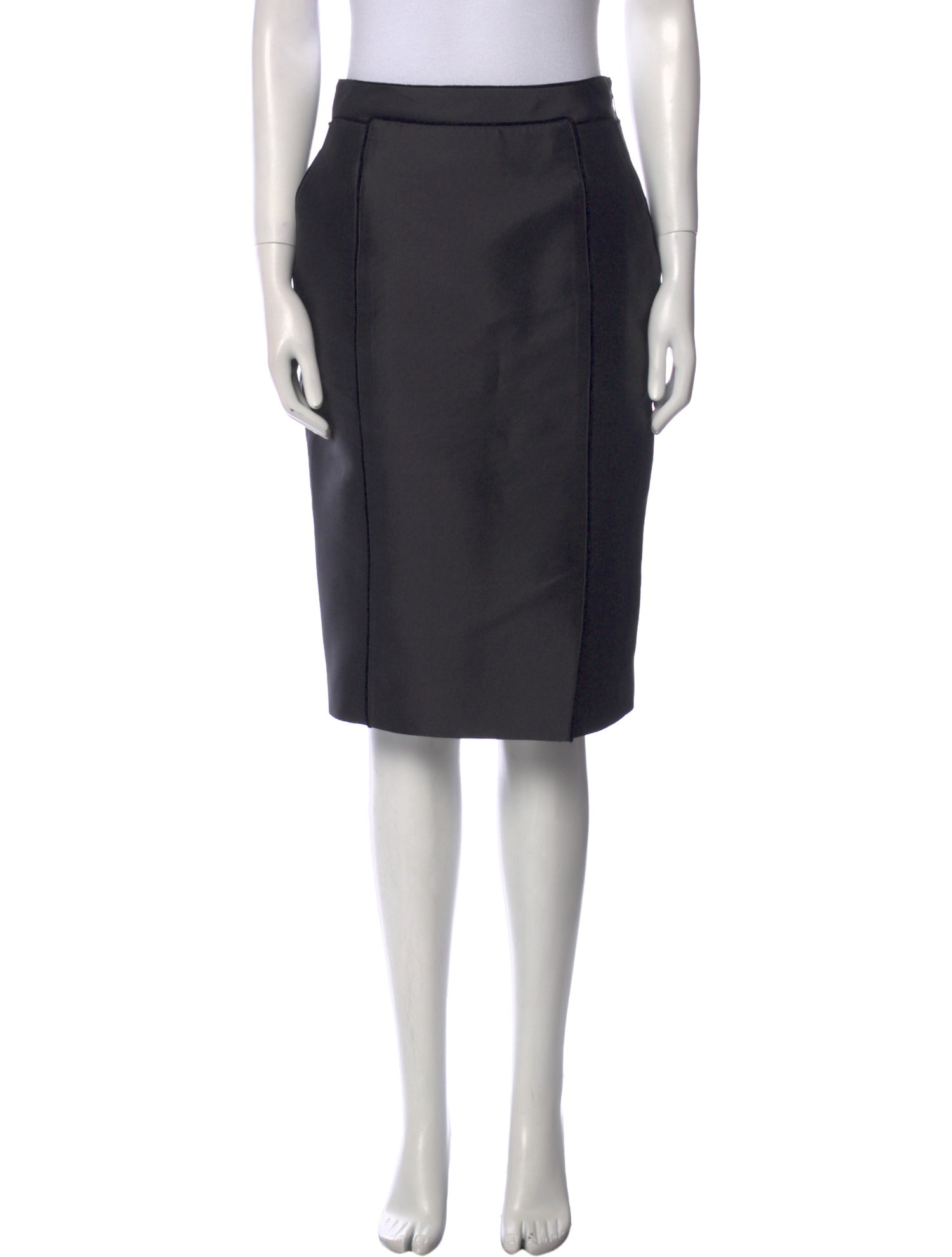 J. Mendel Silk Knee-Length Skirt