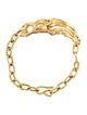 Jean Mahie 22K Center Station Link Bracelet