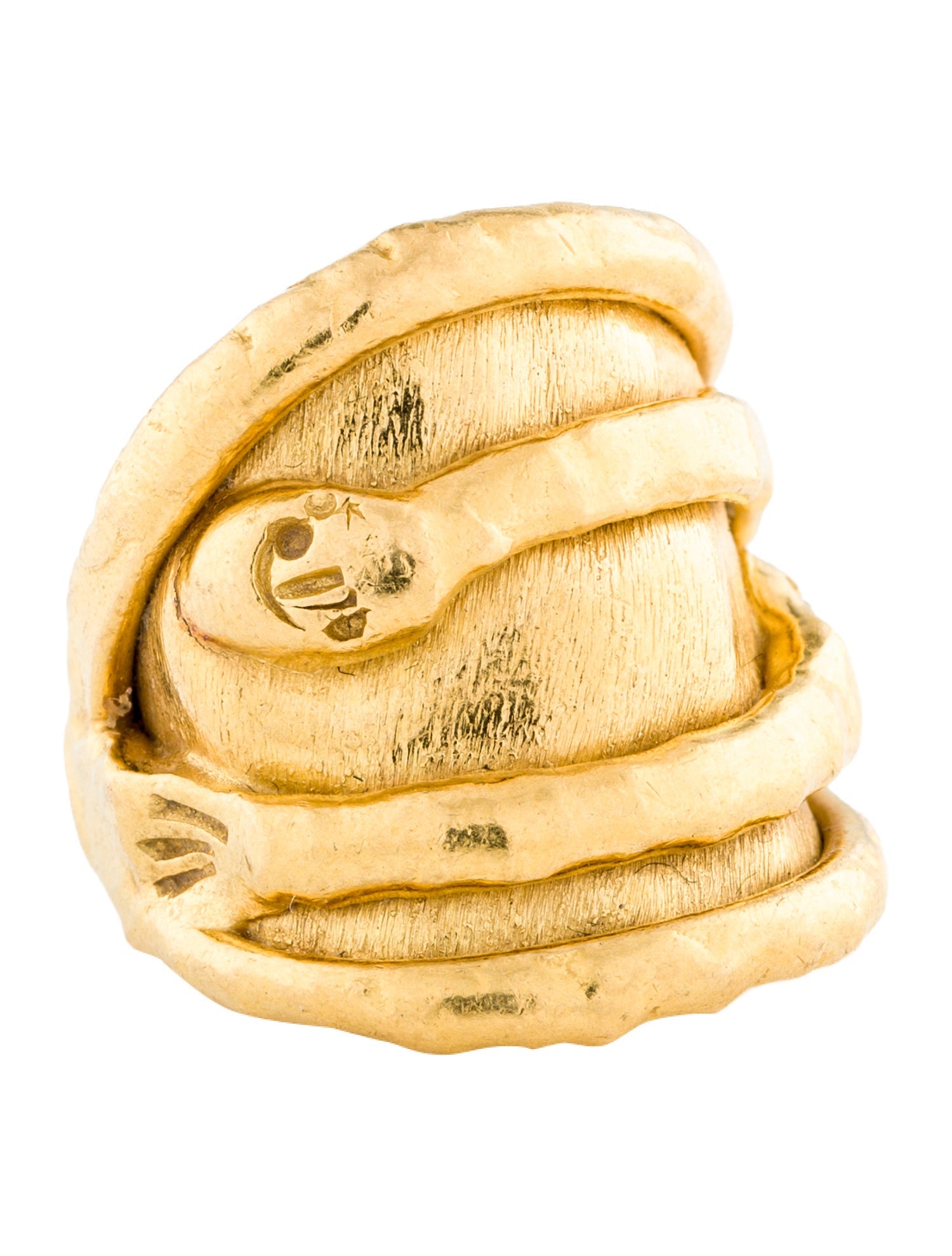 Jean Mahie 22K Abstract Snake Band