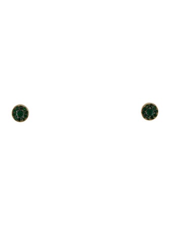 Jemma Wynne 18K Tsavorite Garnet Pavé Stud Earrings