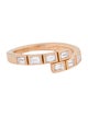 Jemma Wynne 18K Diamond Modern Deco Bypass Ring