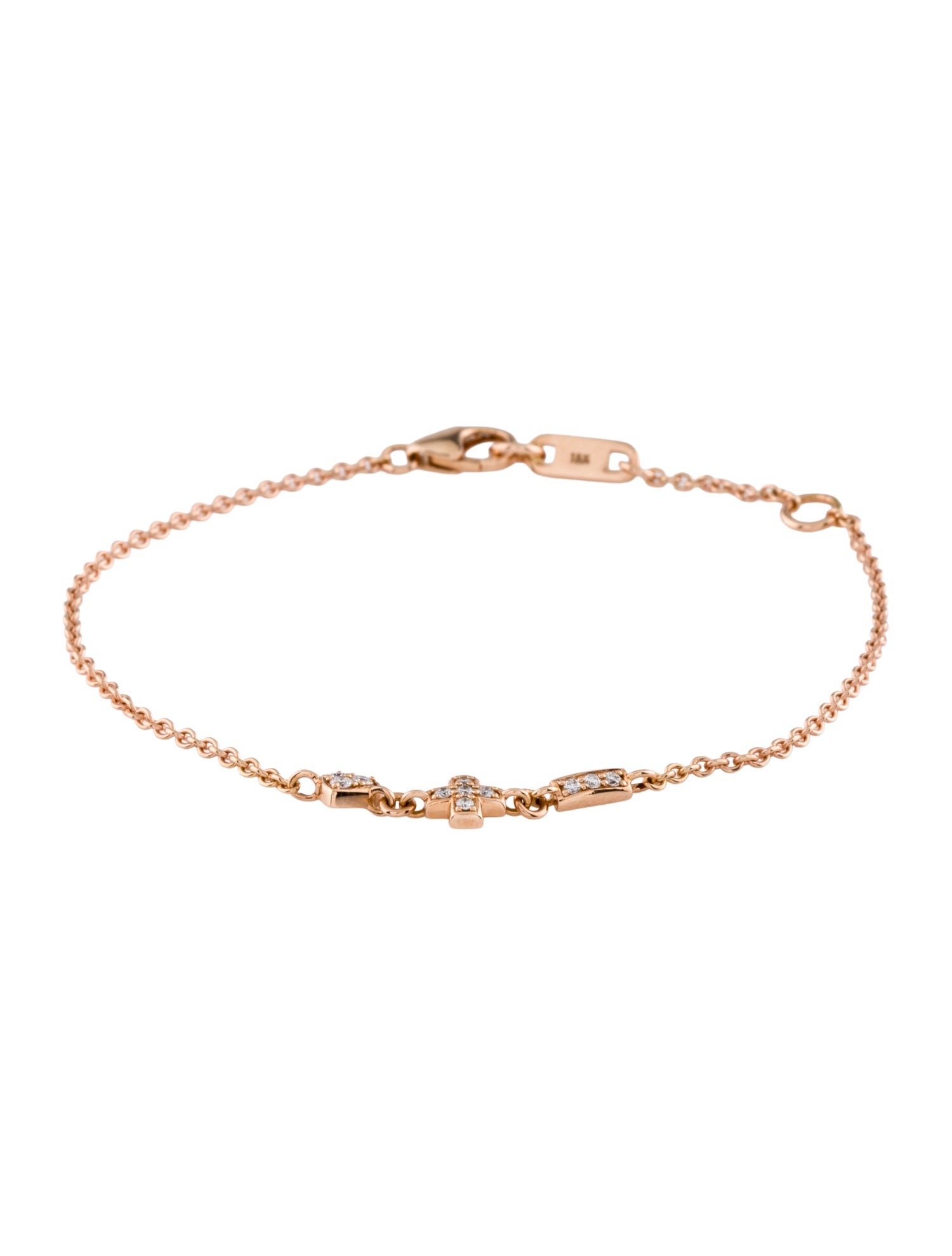 Jemma Wynne 18K Diamond Love Notes Qu'hier Que Demain Bracelet