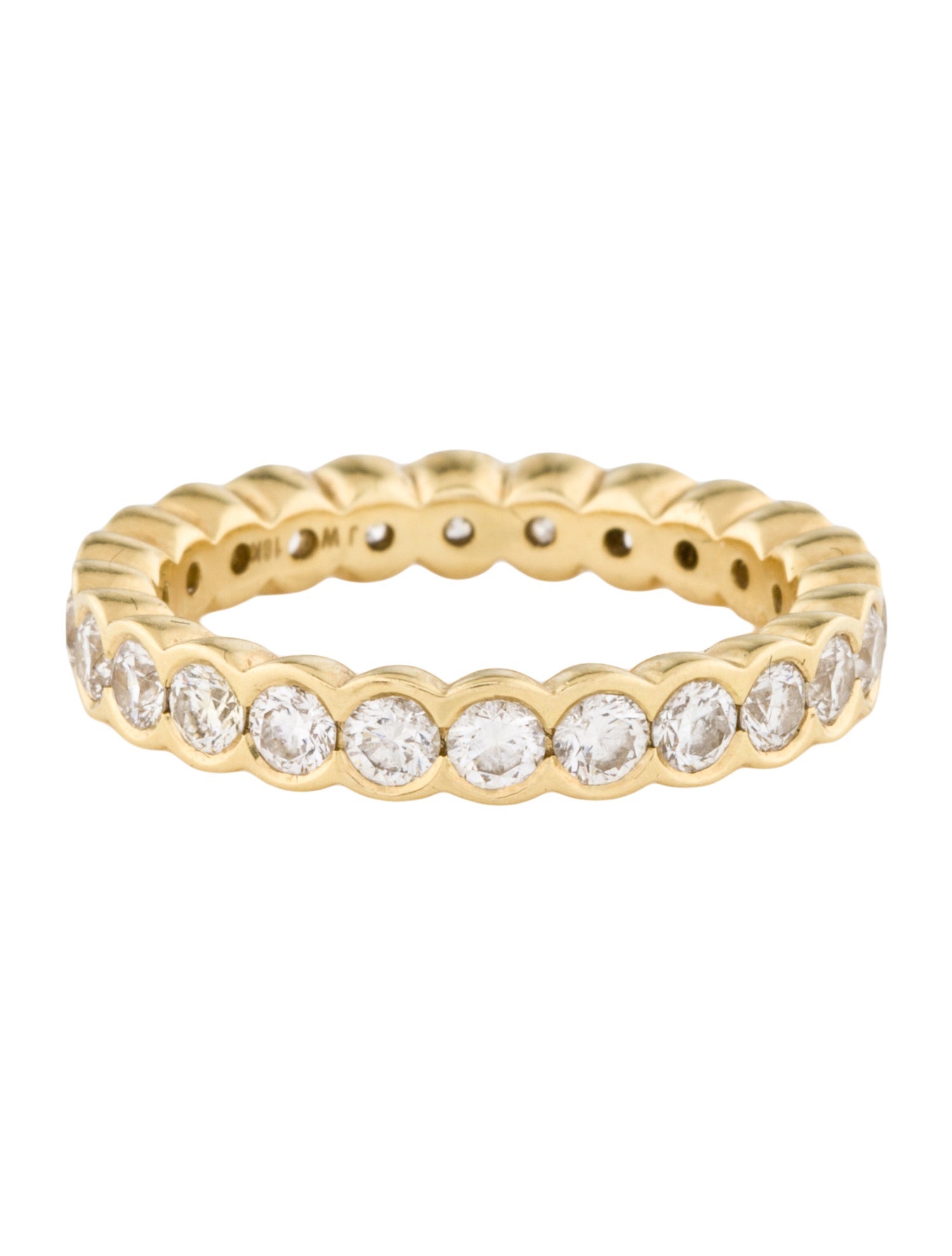 Jemma Wynne 18K Diamond Forget Me Not Eternity Band