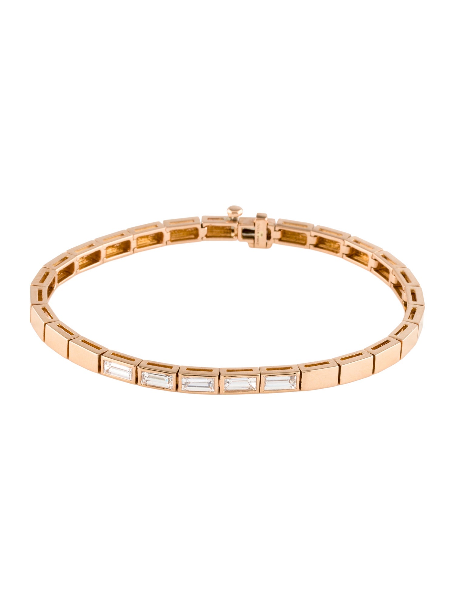 Jemma Wynne 18K 1.20ctw Diamond Modern Deco Link Bracelet