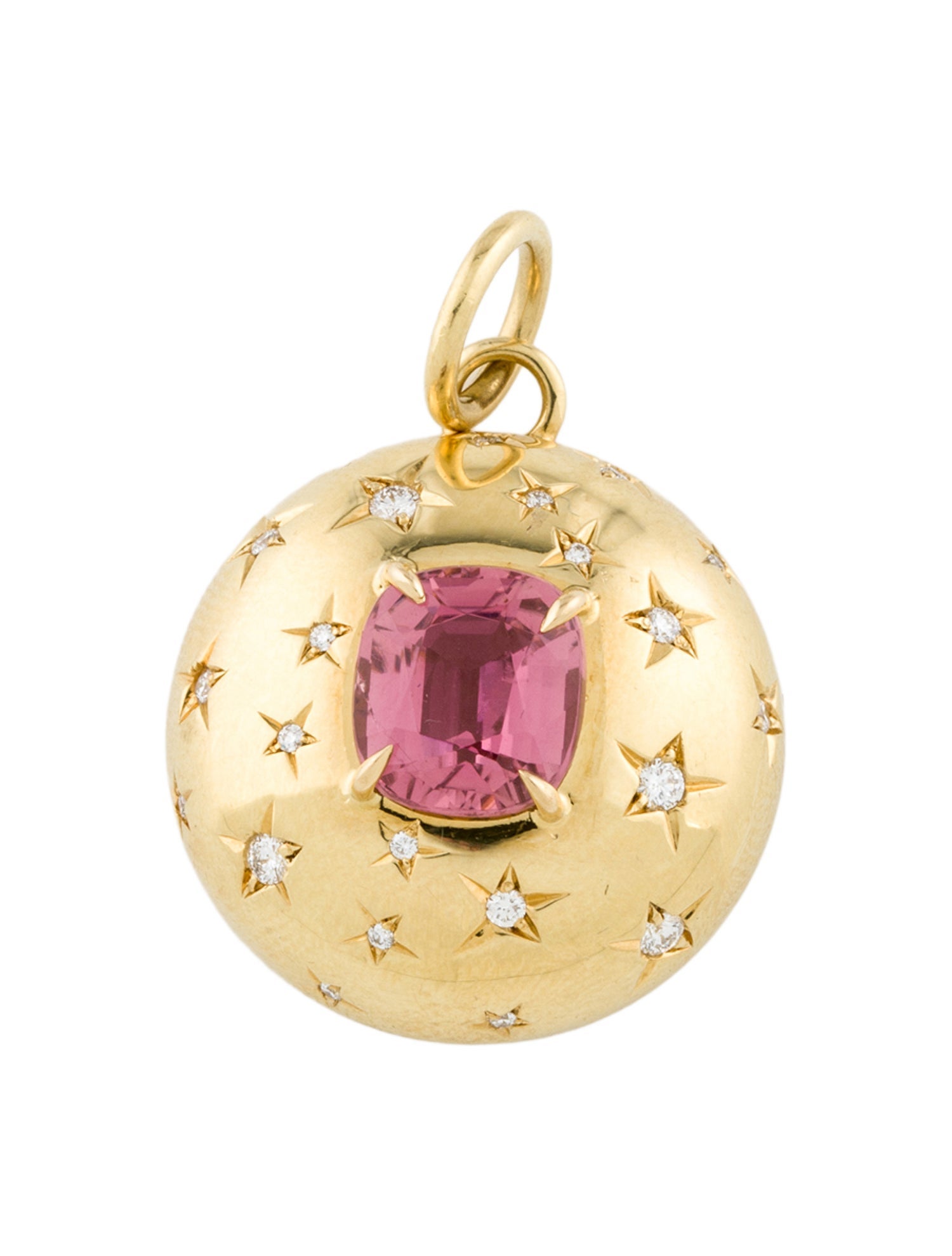 Jemma Wynne 18K Tourmaline & Diamond Anniversary Pendant
