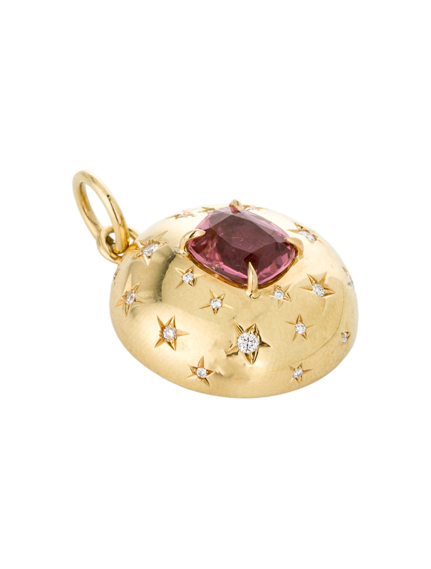 Jemma Wynne 18K Tourmaline & Diamond Anniversary Pendant