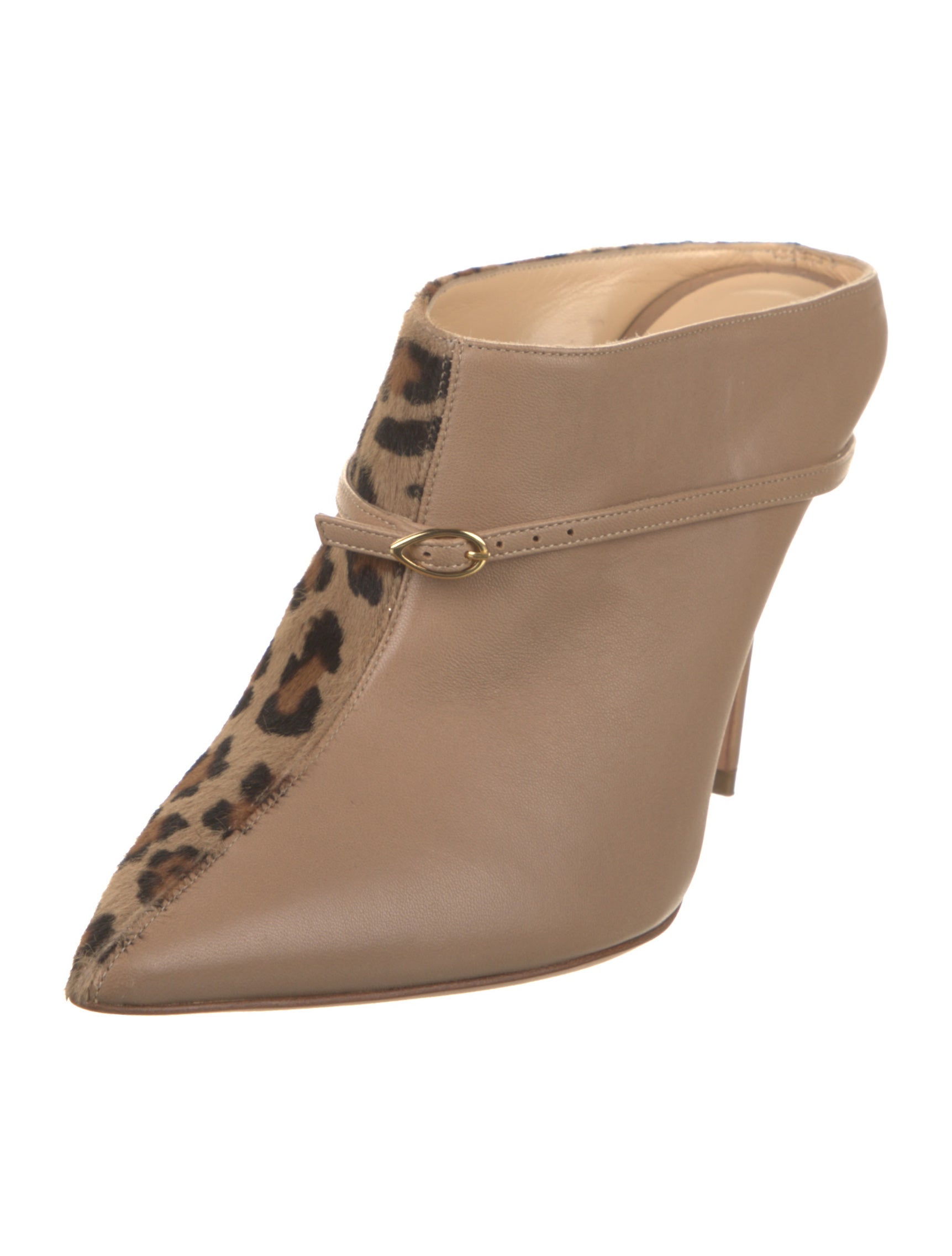 Jennifer Chamandi Leather Mules