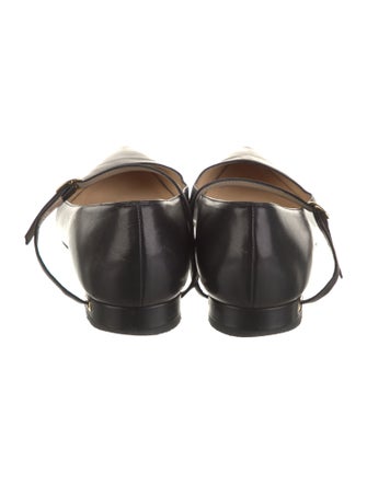 Jennifer Chamandi Leather Mary Jane Flats