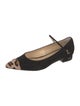 Jennifer Chamandi Suede Animal Print Ballet Flats