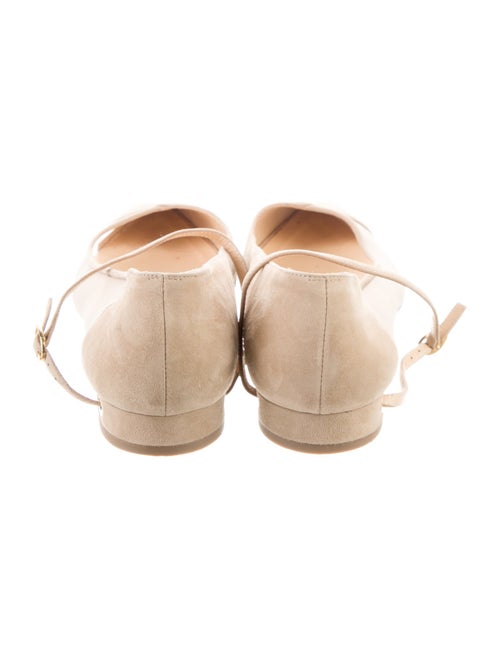 Jennifer Chamandi Suede Mary Jane Flats