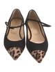 Jennifer Chamandi Suede Animal Print Ballet Flats