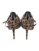 Jennifer Chamandi Suede Animal Print Pumps