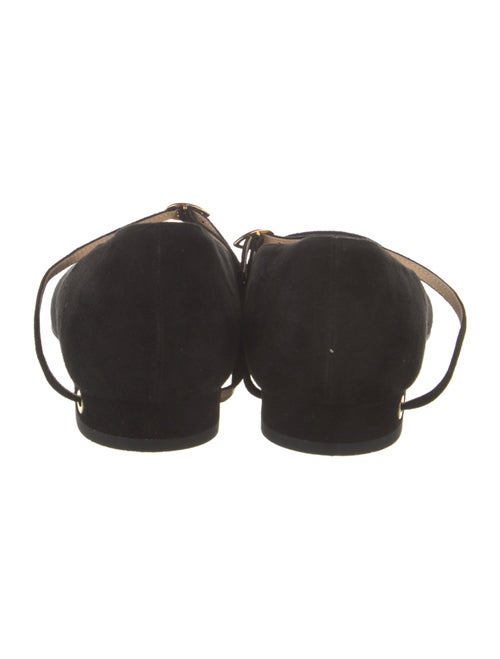 Jennifer Chamandi Suede Animal Print Ballet Flats