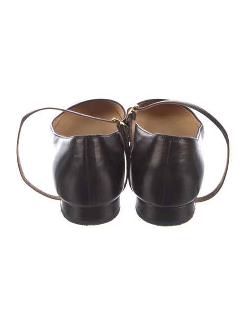 Jennifer Chamandi Leather Mary Jane Flats