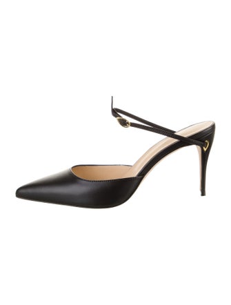 Jennifer Chamandi Leather Mules