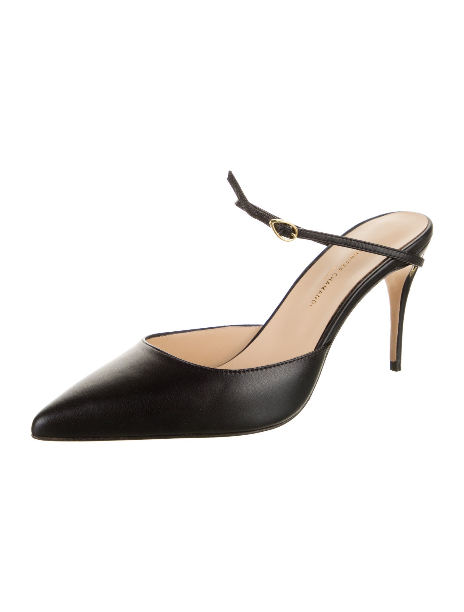 Jennifer Chamandi Leather Mules