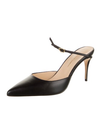 Jennifer Chamandi Leather Mules