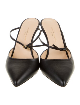 Jennifer Chamandi Leather Mules