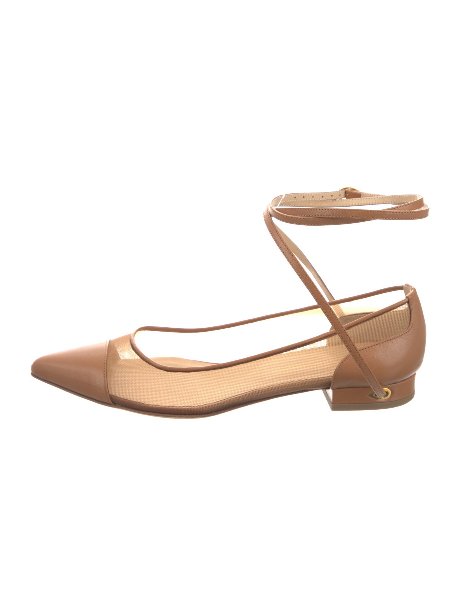 Jennifer Chamandi Leather Ballet Flats