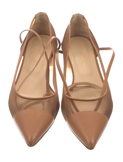 Jennifer Chamandi Leather Ballet Flats