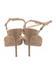 Jennifer Chamandi Leather Slingback Sandals