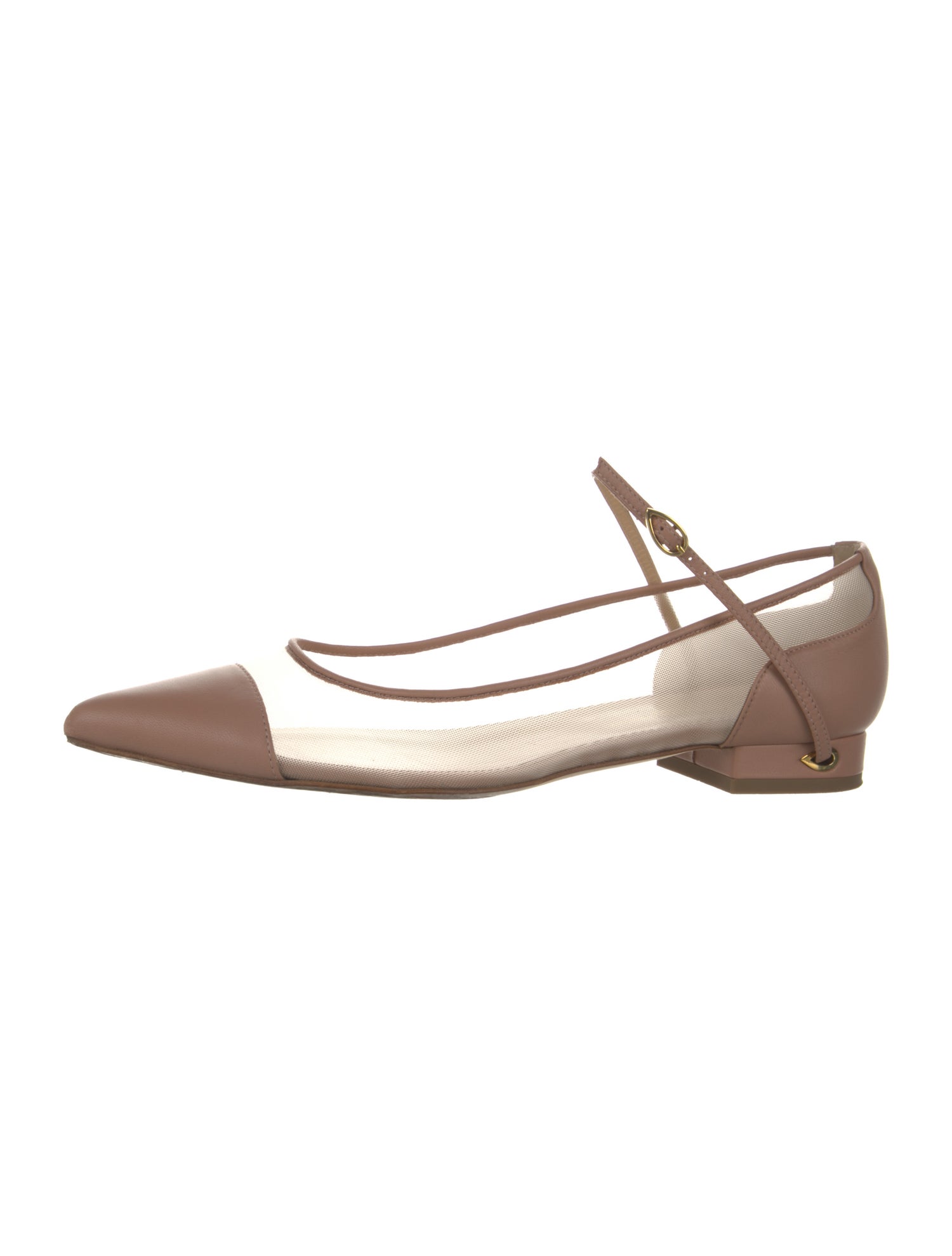 Jennifer Chamandi Leather Mary Jane Flats