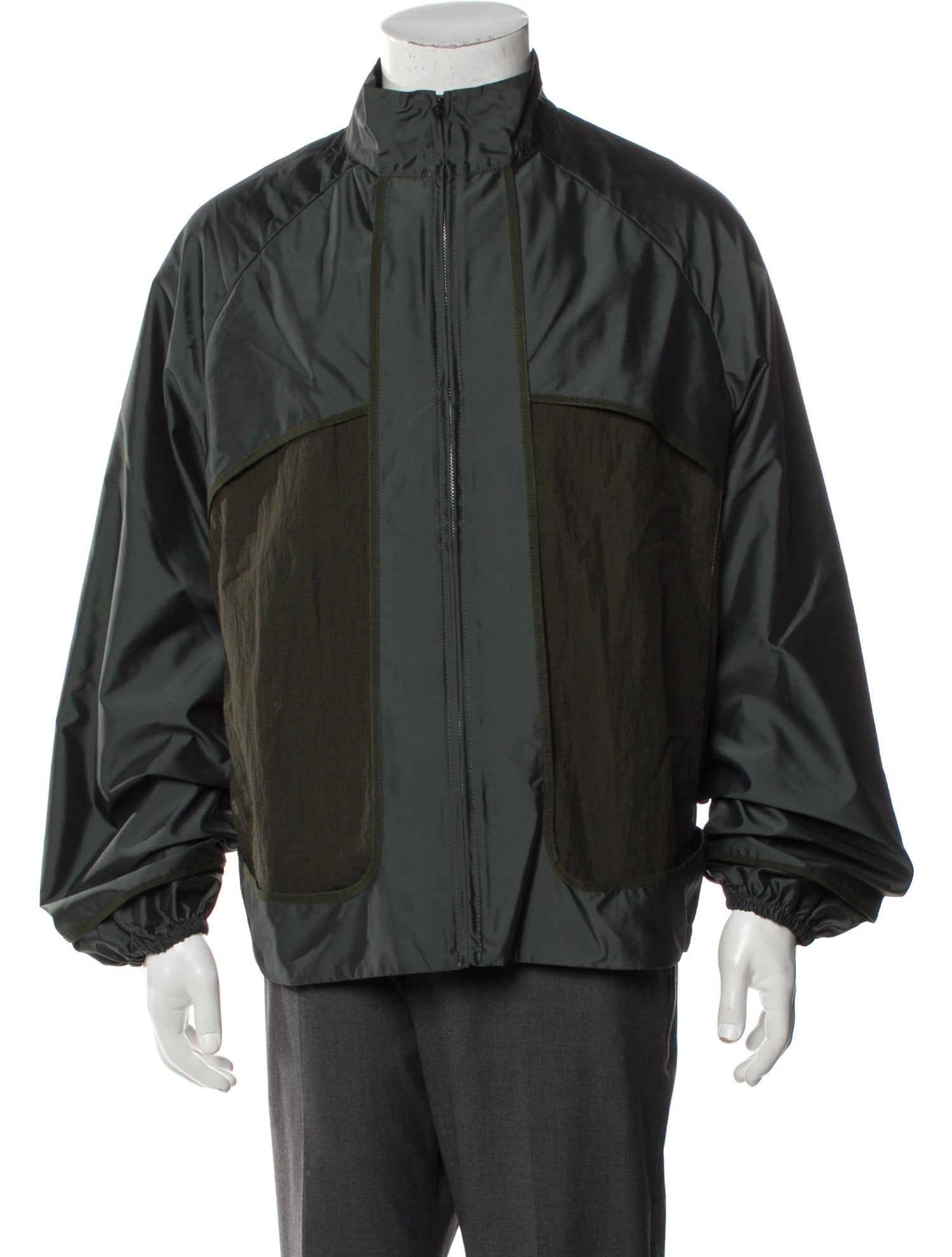 _J.L - A.L_ Colorblock Pattern Windbreaker