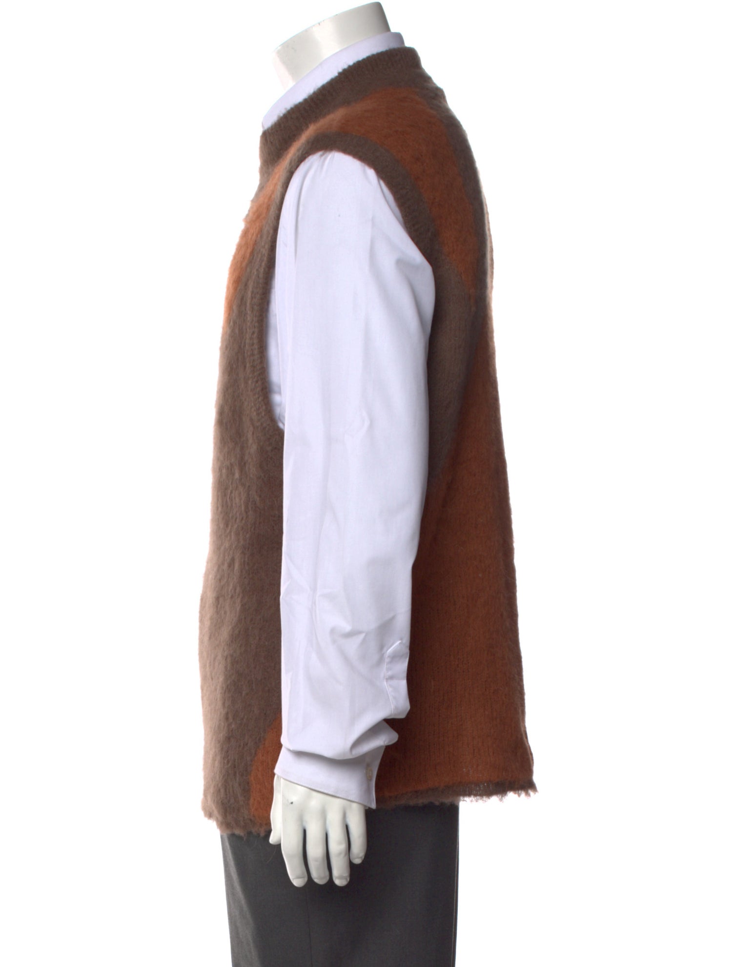 _J.L - A.L_ Colorblock Pattern Crew Neck Sweater Vest