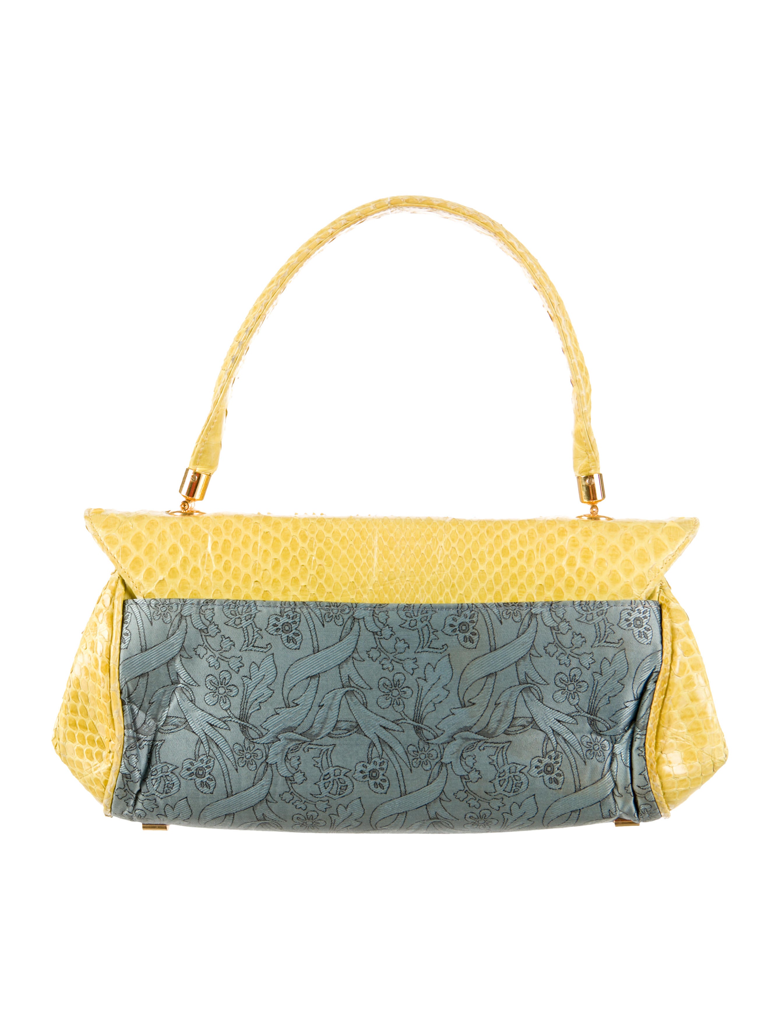 John Galliano Snakeskin Handle Bag Handbags JOH21015 The RealReal