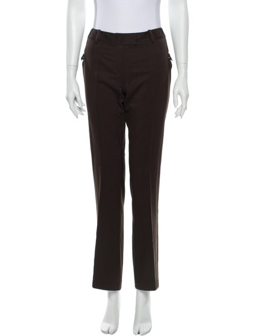 John Galliano Wide Leg Pants Brown