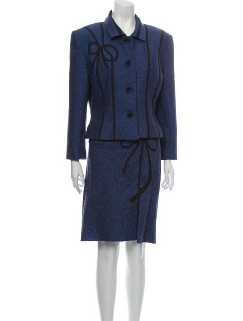 John Galliano Vintage 2001 Skirt Suit Wool