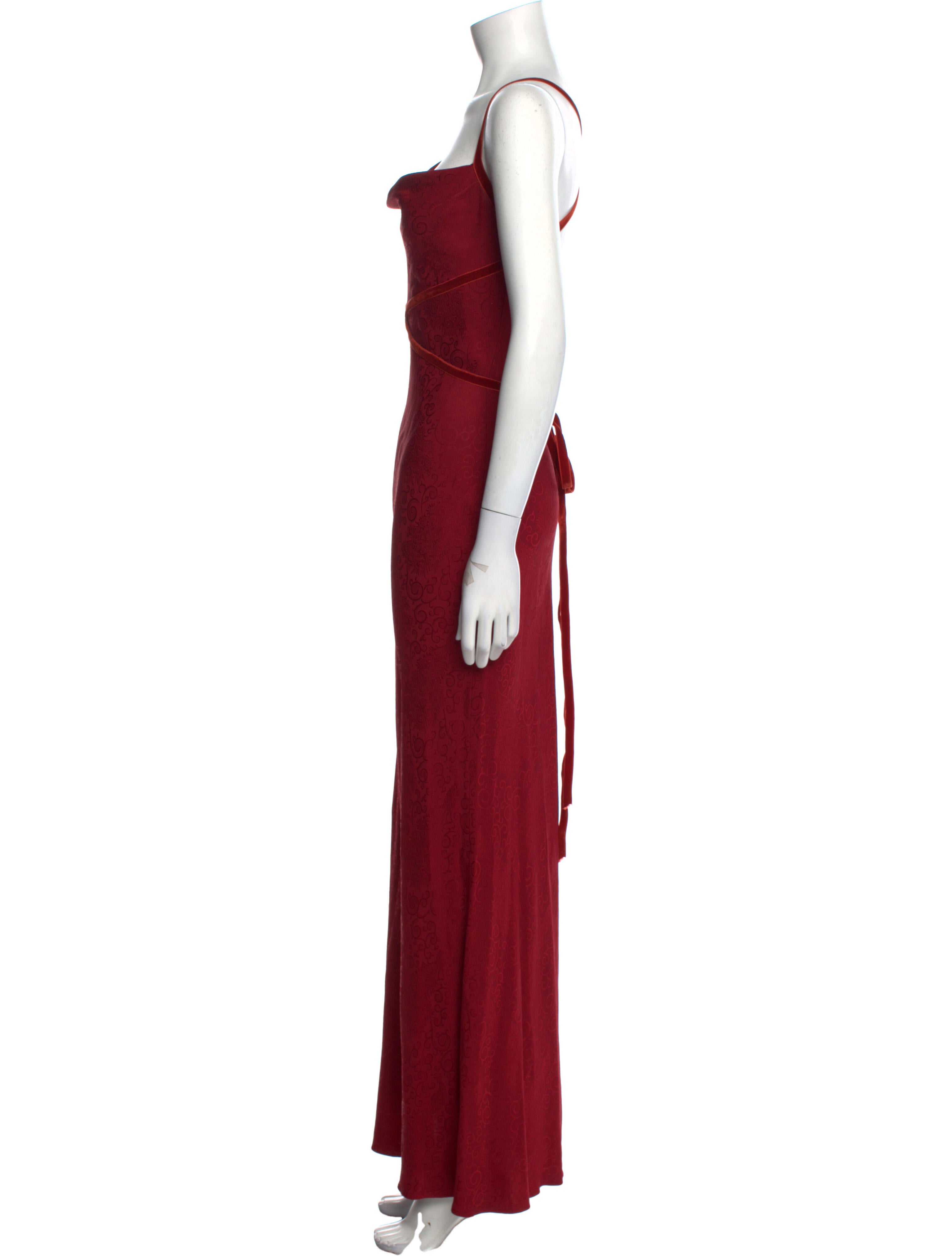 John Galliano Vintage Long Dress Black Dresses, Clothing JOH29304