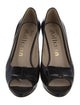 John Galliano Patent Leather Bow Accents Pumps