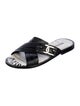 John Galliano Leather Slides