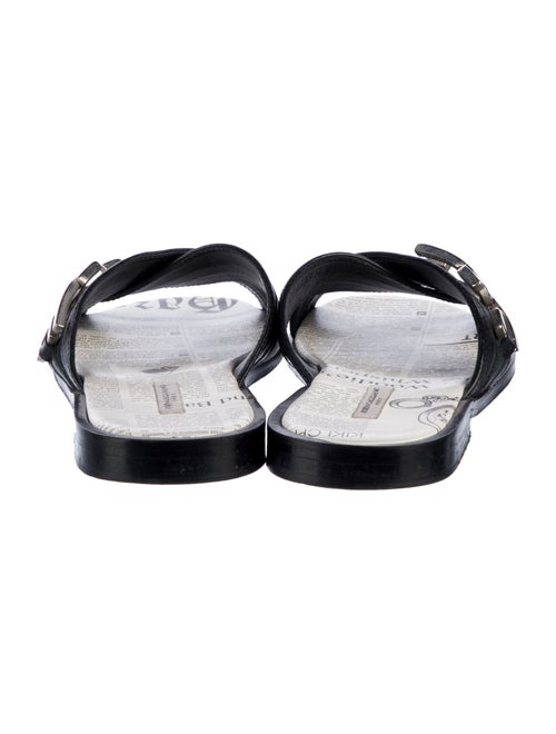 John Galliano Leather Slides