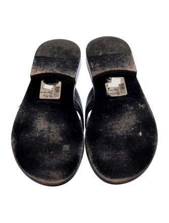John Galliano Leather Slides