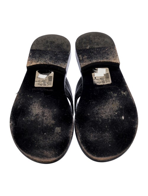 John Galliano Leather Slides