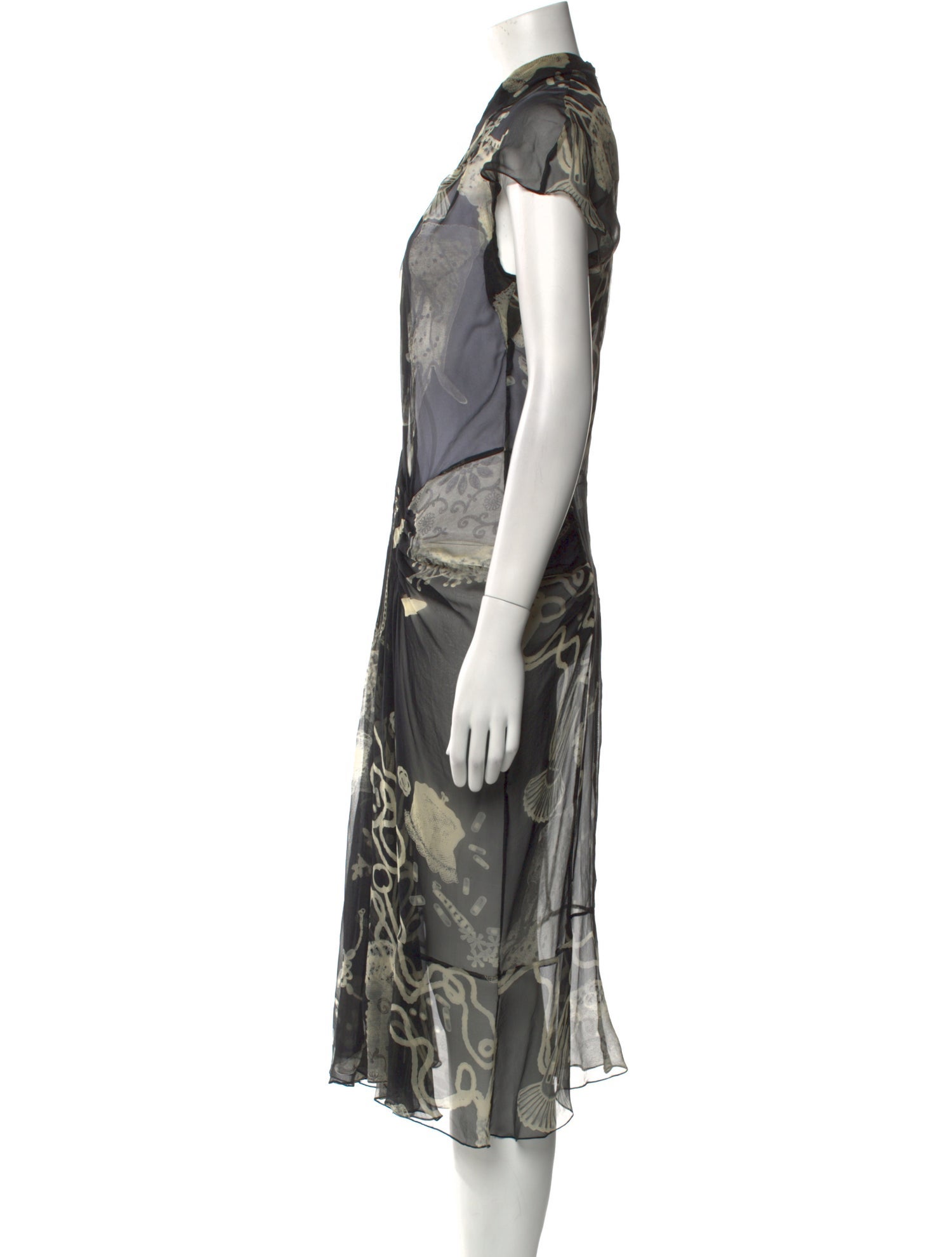 John Galliano Vintage Midi Length Dress