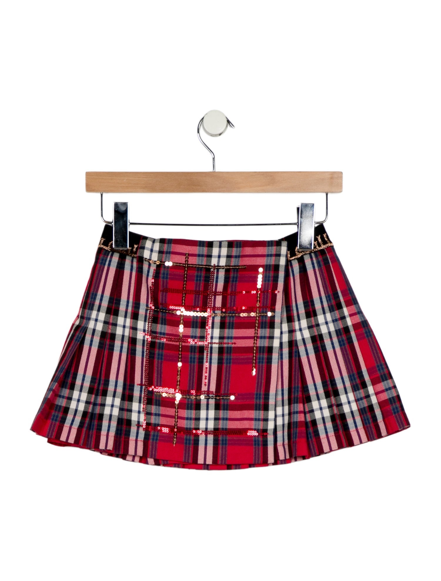 John Galliano Kids Girls' Tartan Skirt