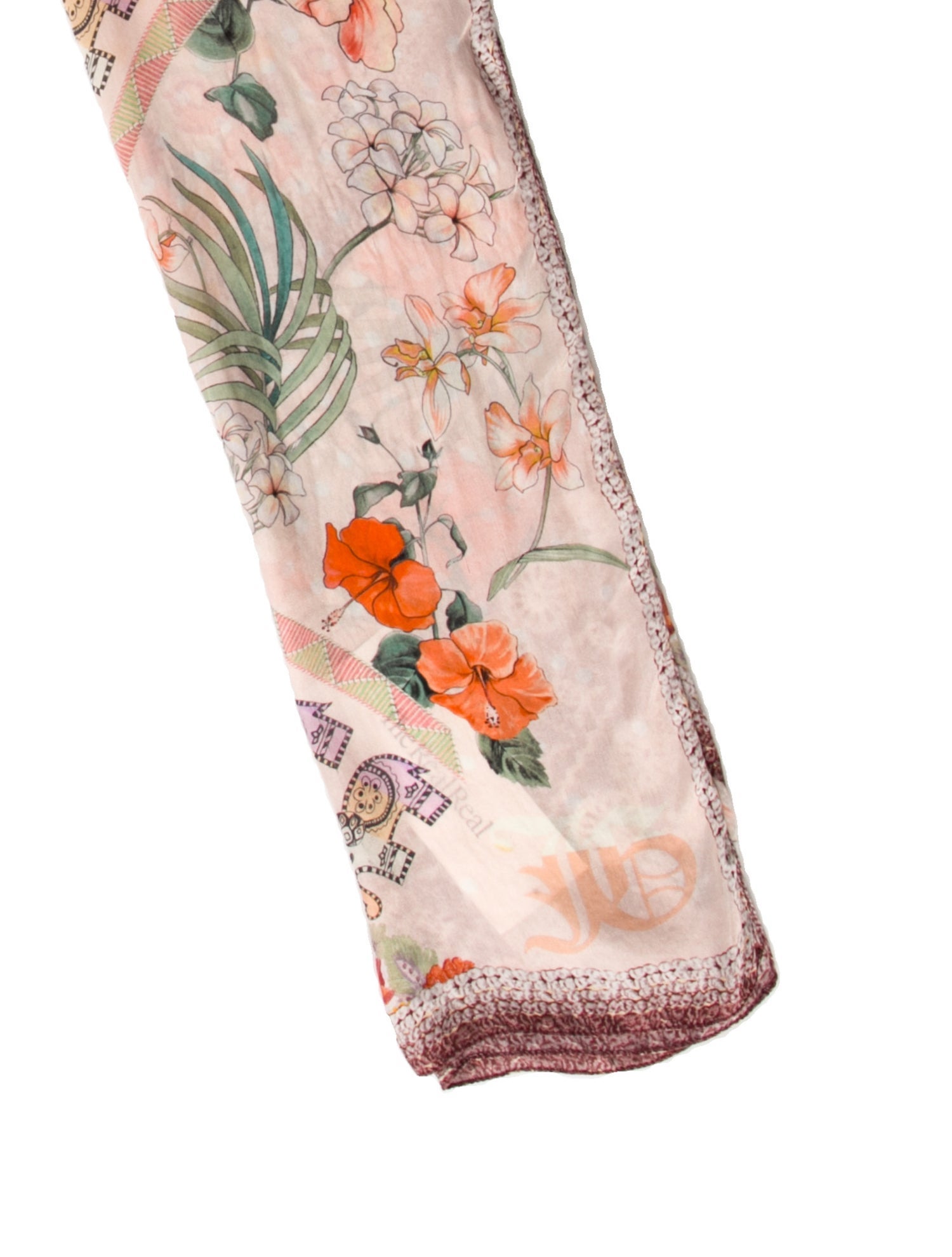 John Galliano Silk Vintage Scarf