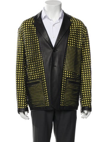 John Galliano Outerwear 2014 Leather Moto Jacket Us38, It48 | M