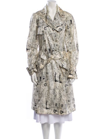 John Galliano Coats Vintage 2005 Trench Coat Us6, Fr38 | M
