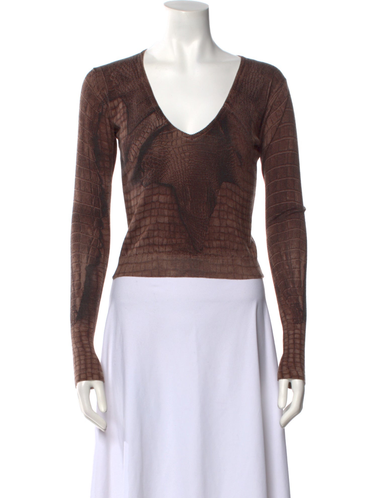 John Galliano Vintage 2000 Crop Top