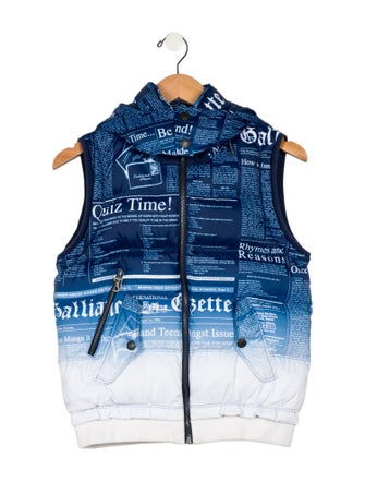 John Galliano Boy' Puff Jacket Vest