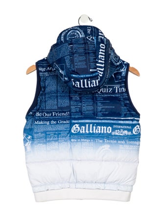 John Galliano Boy' Puff Jacket Vest