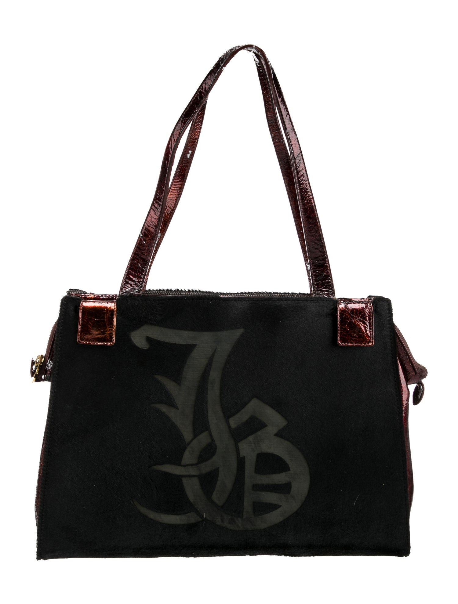 John Galliano Ponyhair Top Handle Bag
