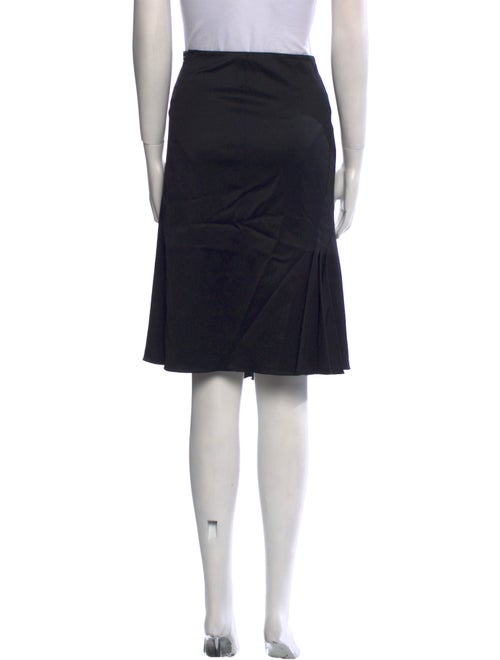John Galliano Wool Knee-Length Skirt