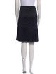John Galliano Wool Knee-Length Skirt