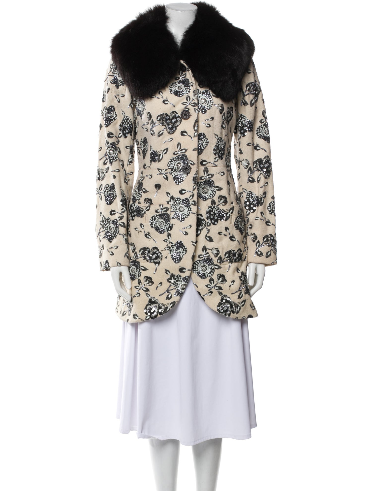 John Galliano Vintage 2005 Fur Coat