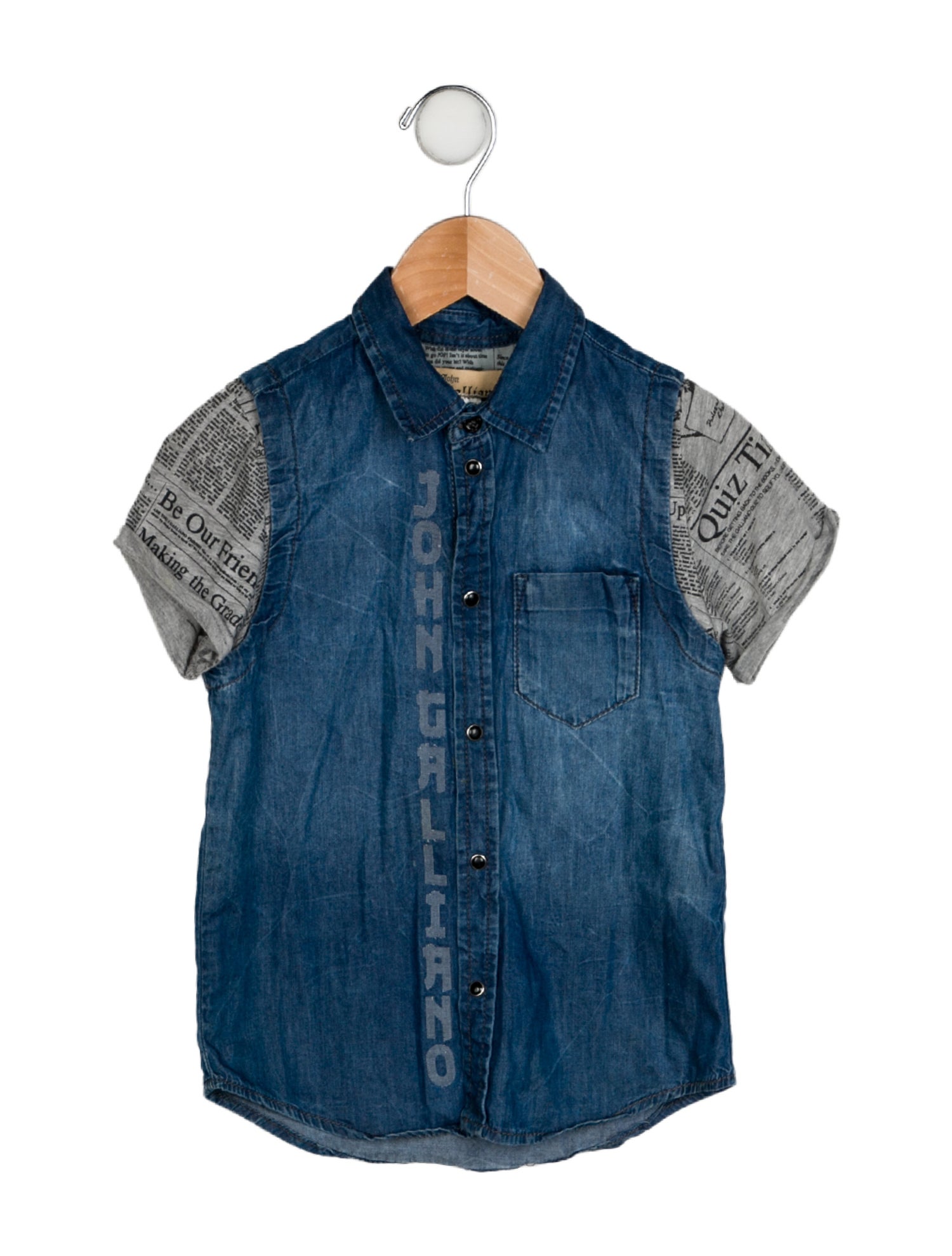 John Galliano Toddler Boys' Short-Sleeve Printed Shirt